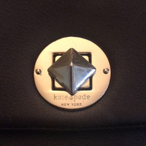 Kate spade brown leather clutch/wristlet - Picture 2 of 5